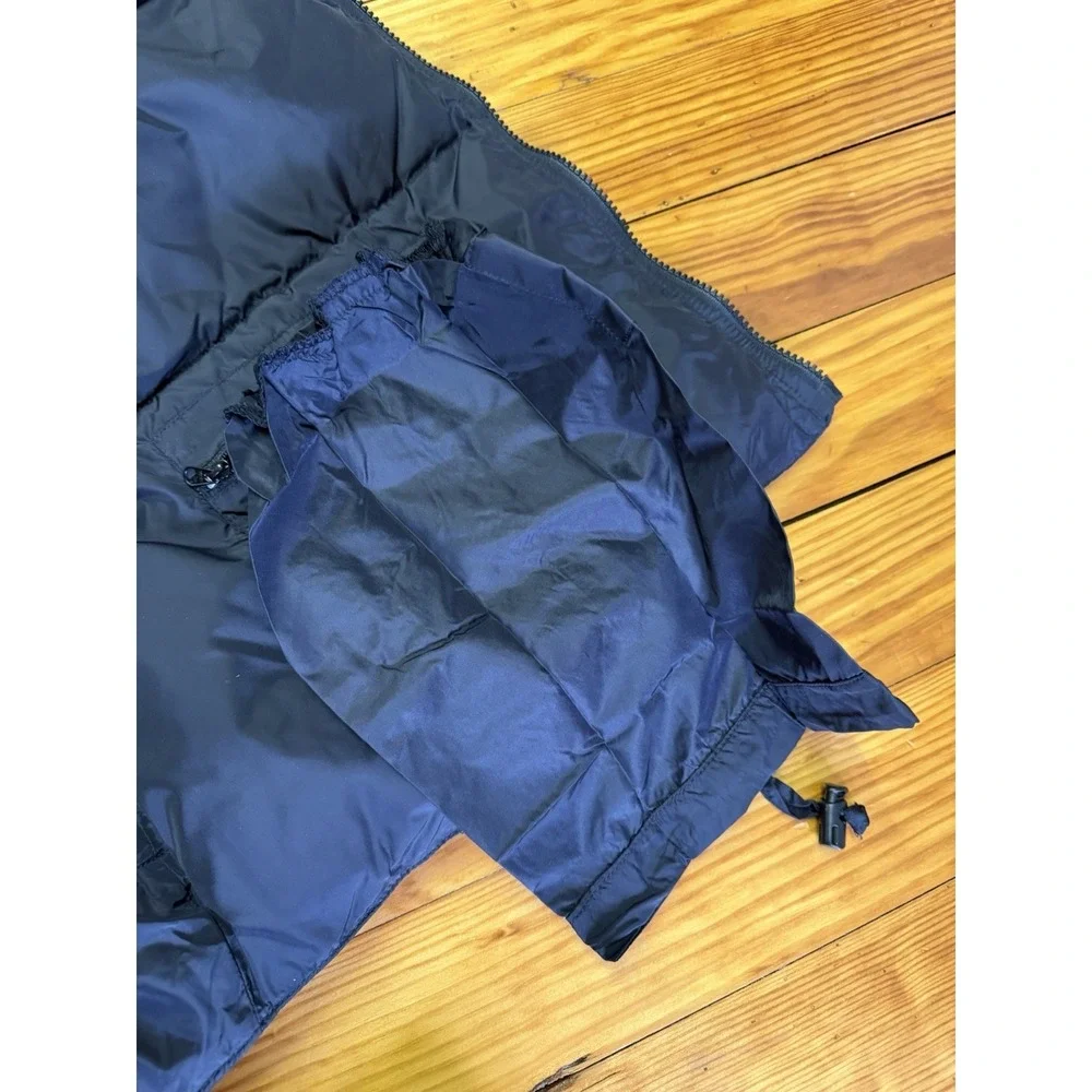 Woolrich Duck Down Packable Puffer Vest‎ Mens XL Black Full Zip Outdoor